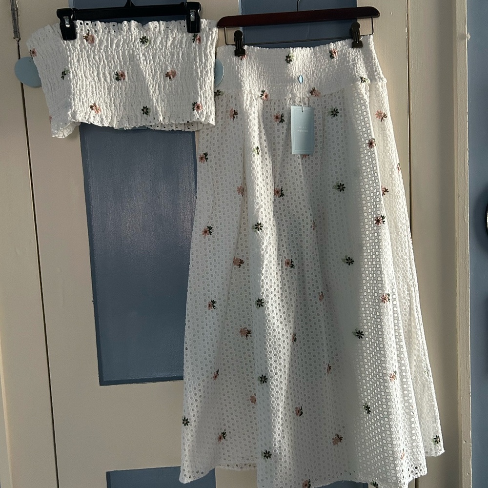 Hill House Home June Nap Top and Delphine Nap Skirt